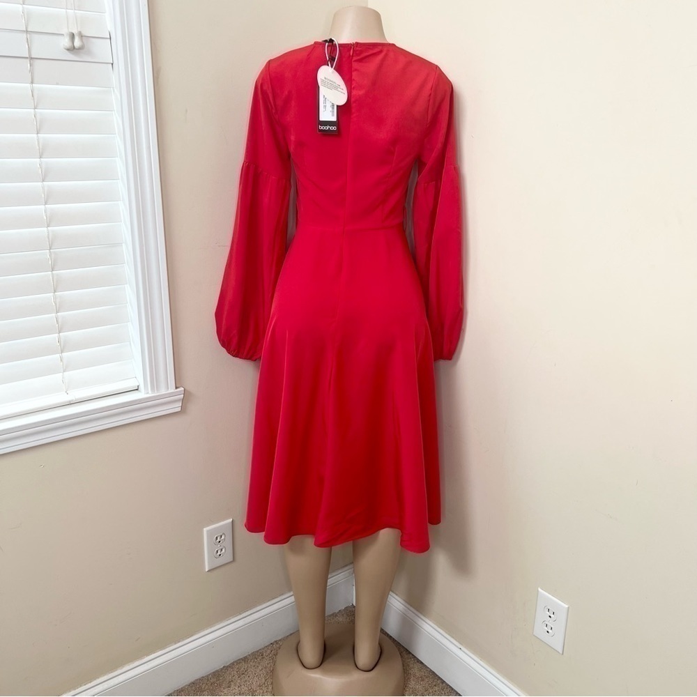 BOOHOO Red Dress - Picture 2 of 8